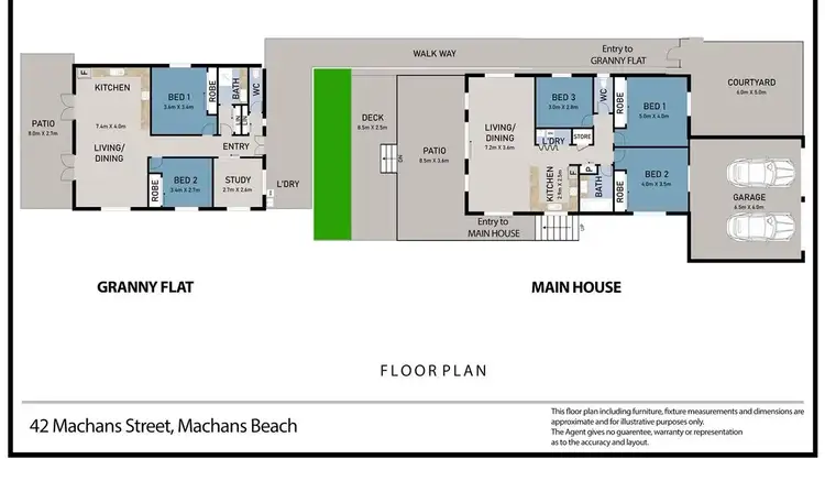 Floorplan of Homely house listing, 42 Machans Street, Machans Beach QLD 4878