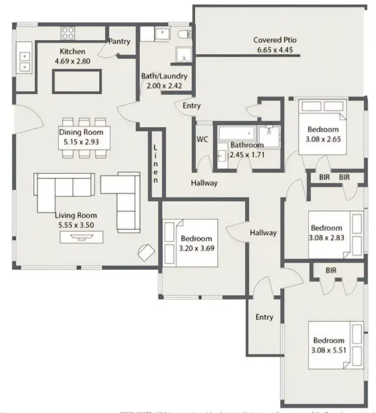 Floorplan of Homely house listing, 349 Claude Road, Sheffield TAS 7306