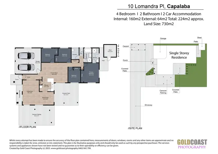 Floorplan of Homely house listing, 10 Lomandra Place, Capalaba QLD 4157