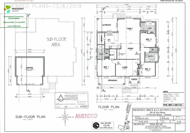 Floorplan of Homely house listing, 14 Peveril Street, Tinonee NSW 2430