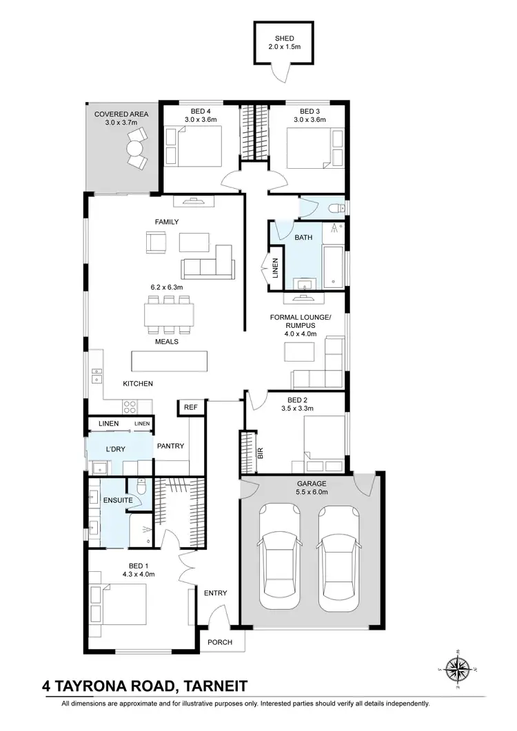 Floorplan of Homely house listing, 4 Tayrona Road, Tarneit VIC 3029