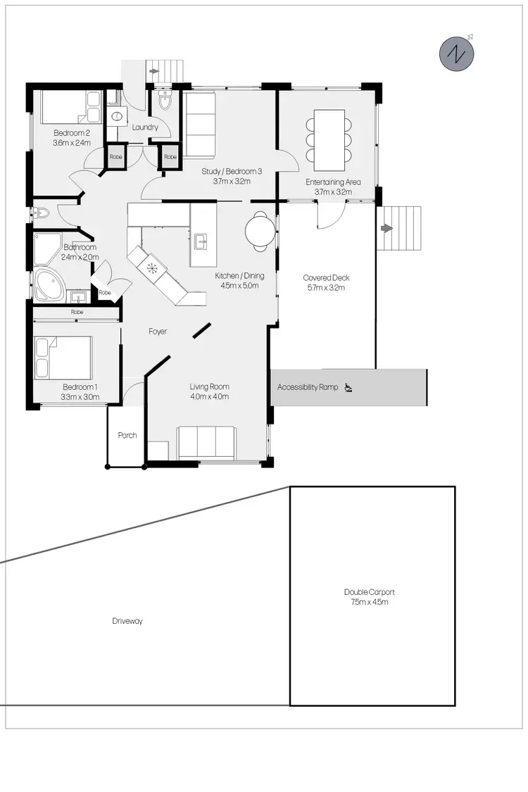 Floorplan of Homely retirement listing, 83A/601 Fishery Point Road, Bonnells Bay NSW 2264