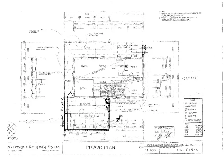 Floorplan of Homely house listing, 5 Laurence Close, Cannonvale QLD 4802