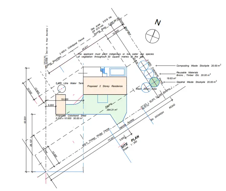 Floorplan of Homely land listing, 20 Mcdonagh Road, Wyong NSW 2259