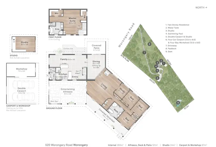 Floorplan of Homely house listing, 520 Worongary Road, Worongary QLD 4213