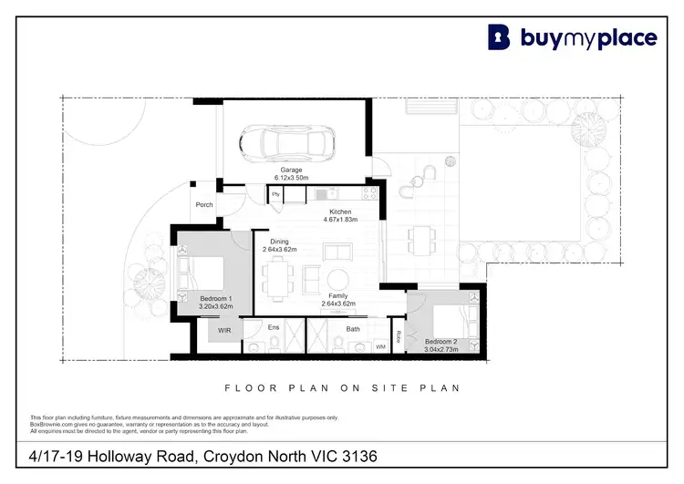 Floorplan of Homely unit listing, 4/17-19 Holloway Road, Croydon North VIC 3136