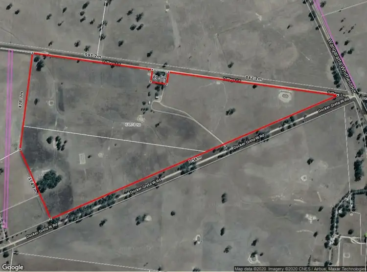 Floorplan of Homely land listing, 68 Docker-Greta West Road, Docker VIC 3678