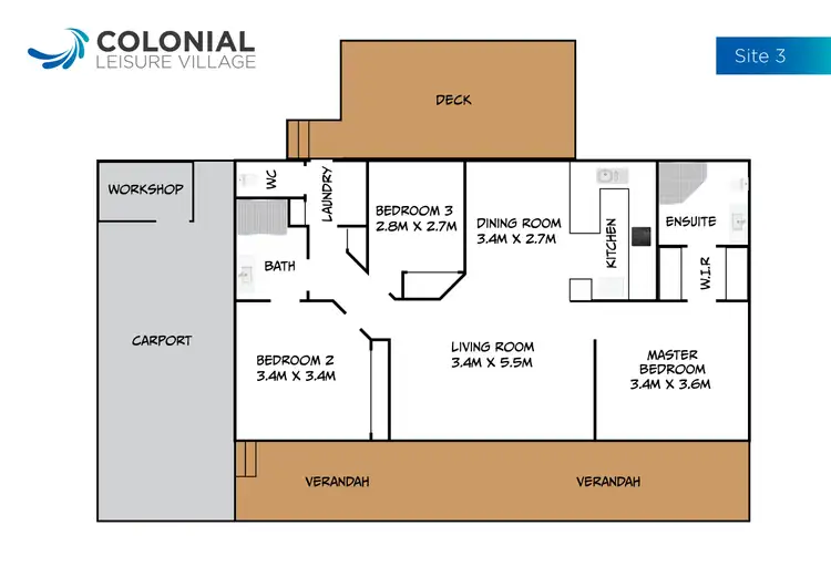 Floorplan of Homely house listing, 3/716 Harrington Road, Harrington NSW 2427