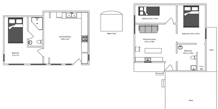 Floorplan of Homely house listing, 165 Seventh Avenue, Paradise Beach VIC 3851