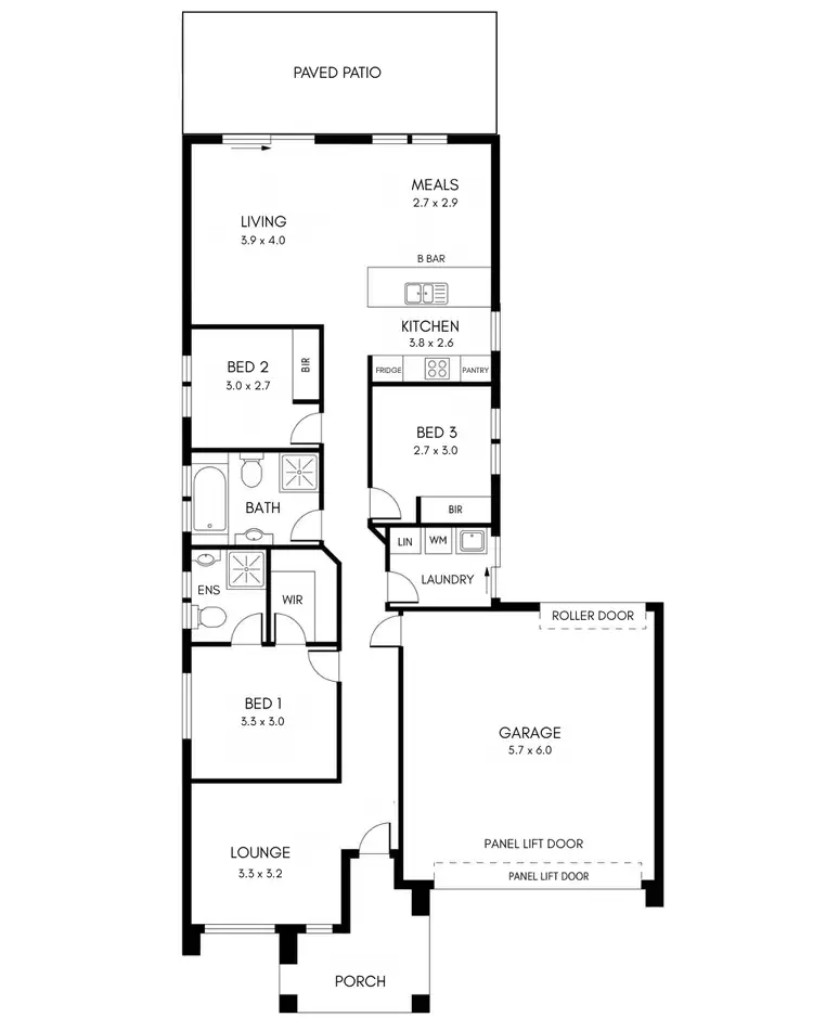 Floorplan of Homely house listing, 15 Andreas Avenue, Evanston Gardens SA 5116