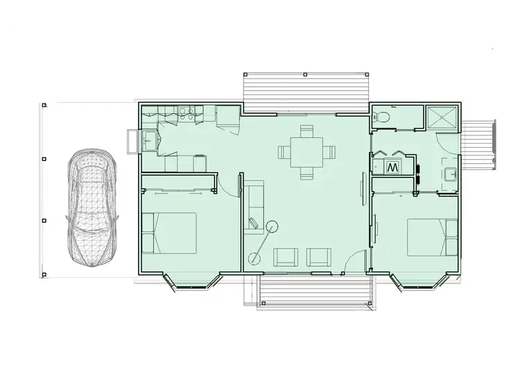 Floorplan of Homely retirement listing, 303/245 Graham Street, Wonthaggi VIC 3995