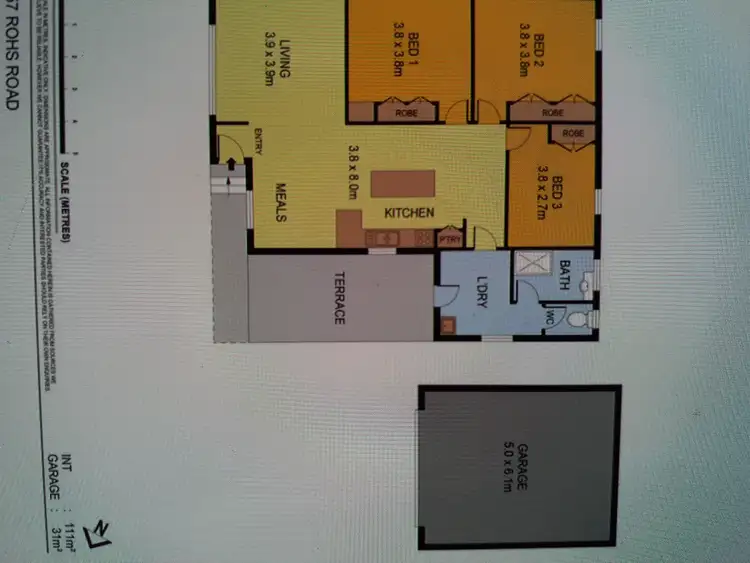 Floorplan of Homely house listing, 57 Rohs Road, East Bendigo VIC 3550