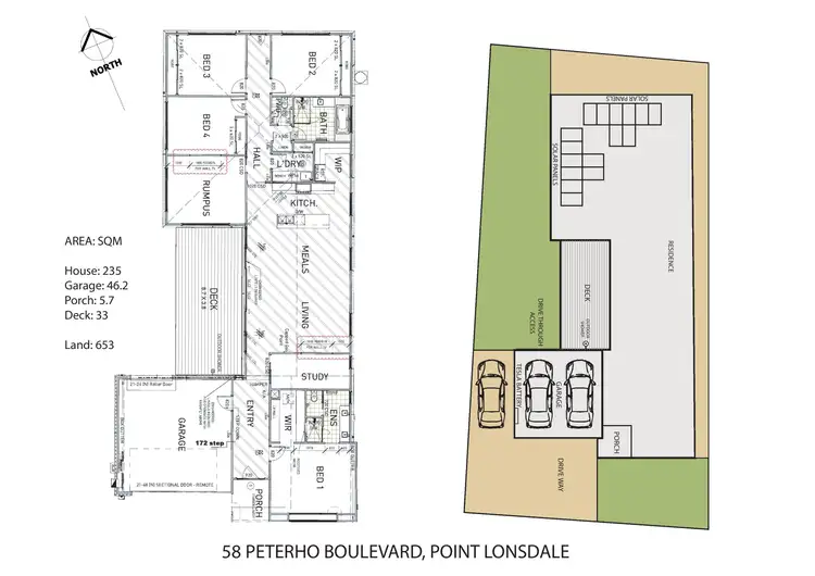 Floorplan of Homely house listing, 58 Peterho Boulevard, Point Lonsdale VIC 3225