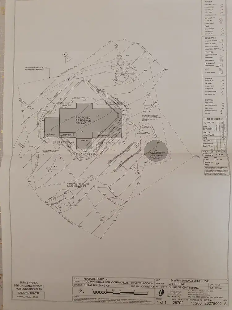 Floorplan of Homely land listing, 75 Sandalford Drive, Chittering WA 6084