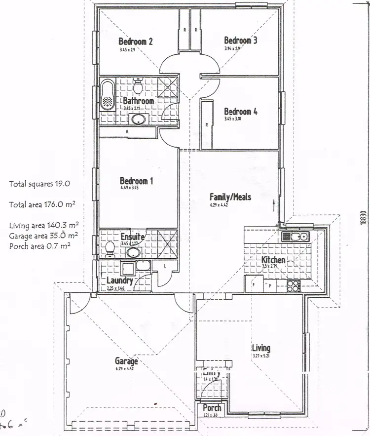 Floorplan of Homely house listing, 40 Glengarry Way, Horsley NSW 2530