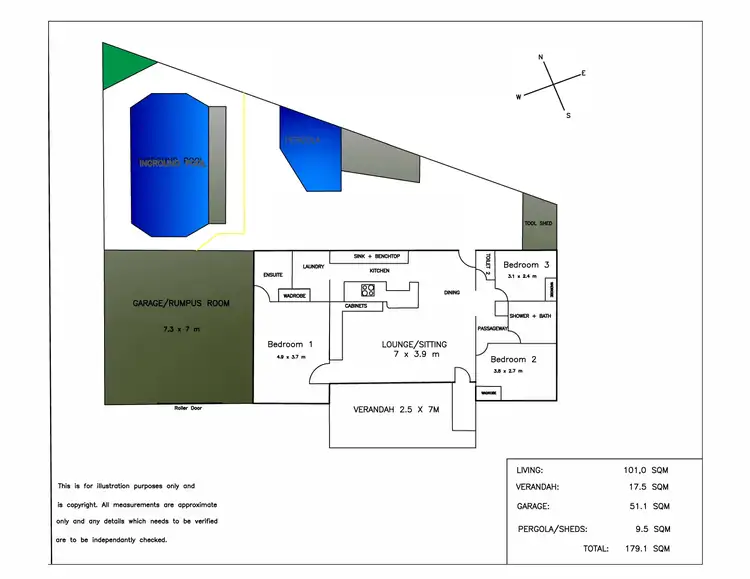 Floorplan of Homely house listing, 9 Camelot Drive, Paralowie SA 5108