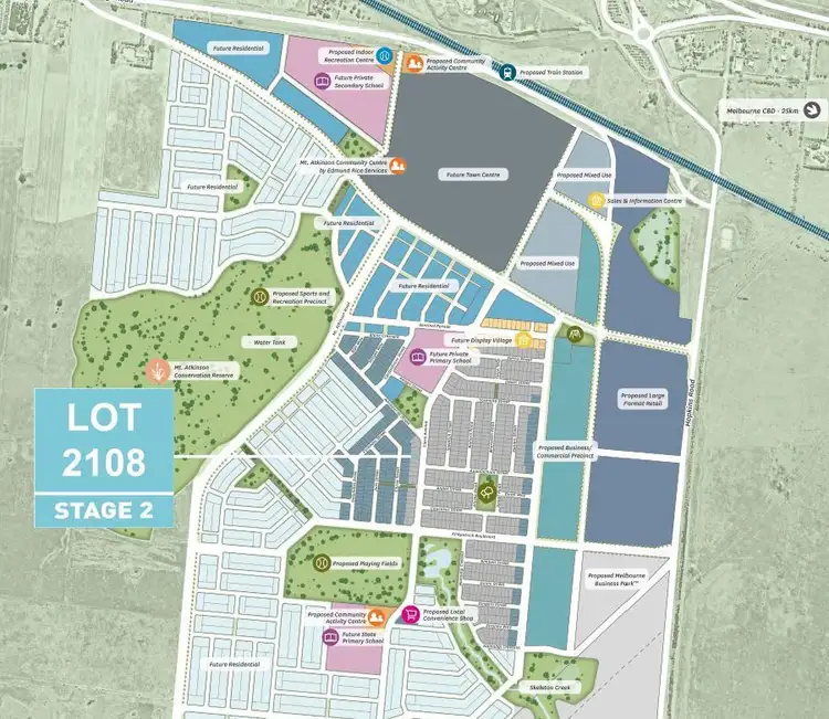 Floorplan of Homely land listing, Lot 2108, 72 Clara Avenue, Truganina VIC 3029