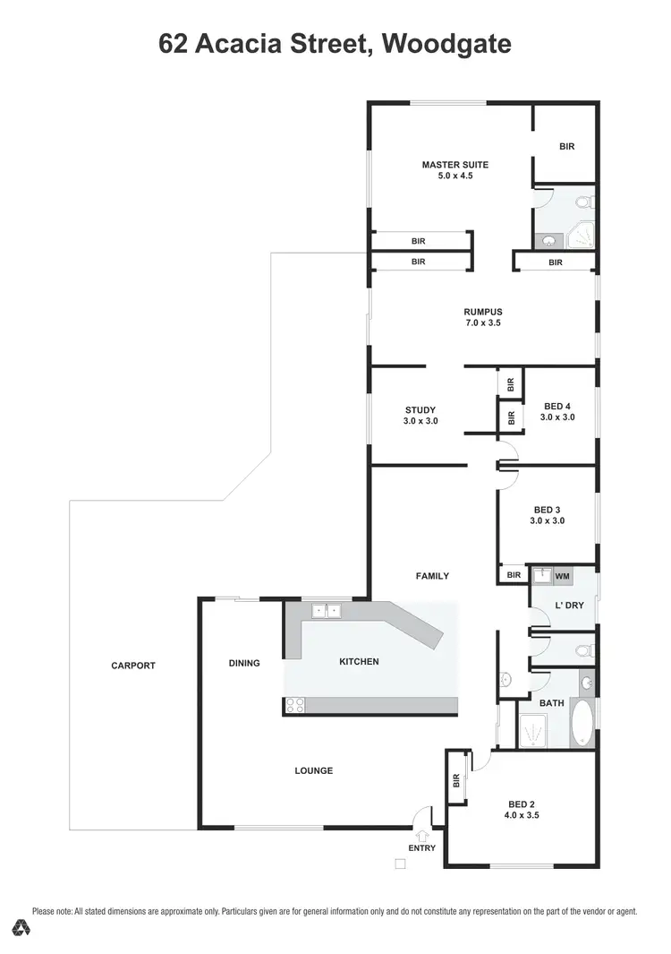 Floorplan of Homely house listing, 62 Acacia Street, Woodgate QLD 4660
