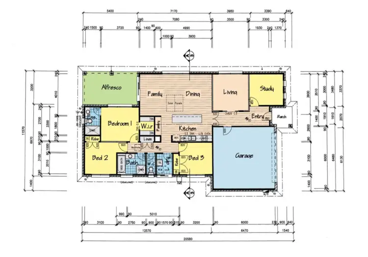 Floorplan of Homely house listing, 10 Billabong Avenue, Sale VIC 3850