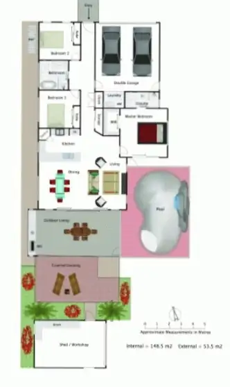 Floorplan of Homely house listing, 14 Dawal Close, Bonnie Doon QLD 4873