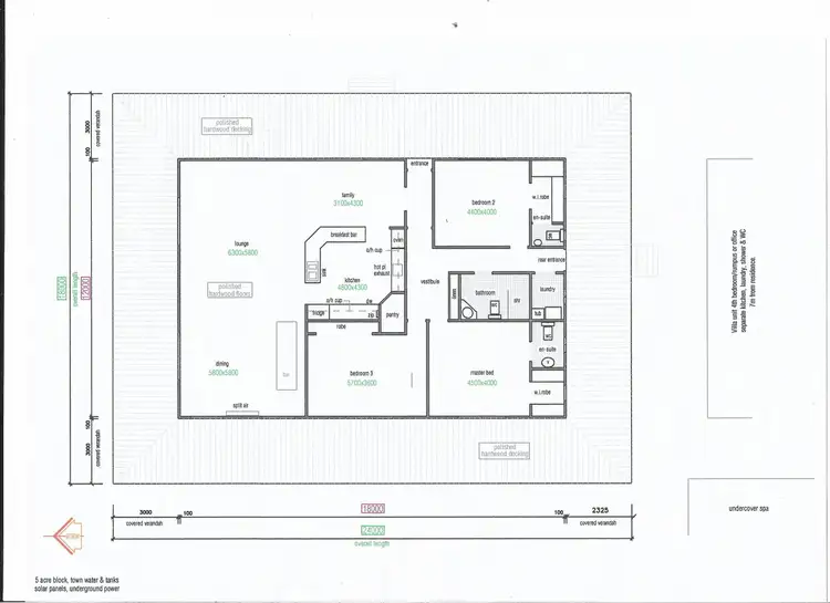 Floorplan of Homely house listing, 52 Whistlers Lane, Verges Creek NSW 2440