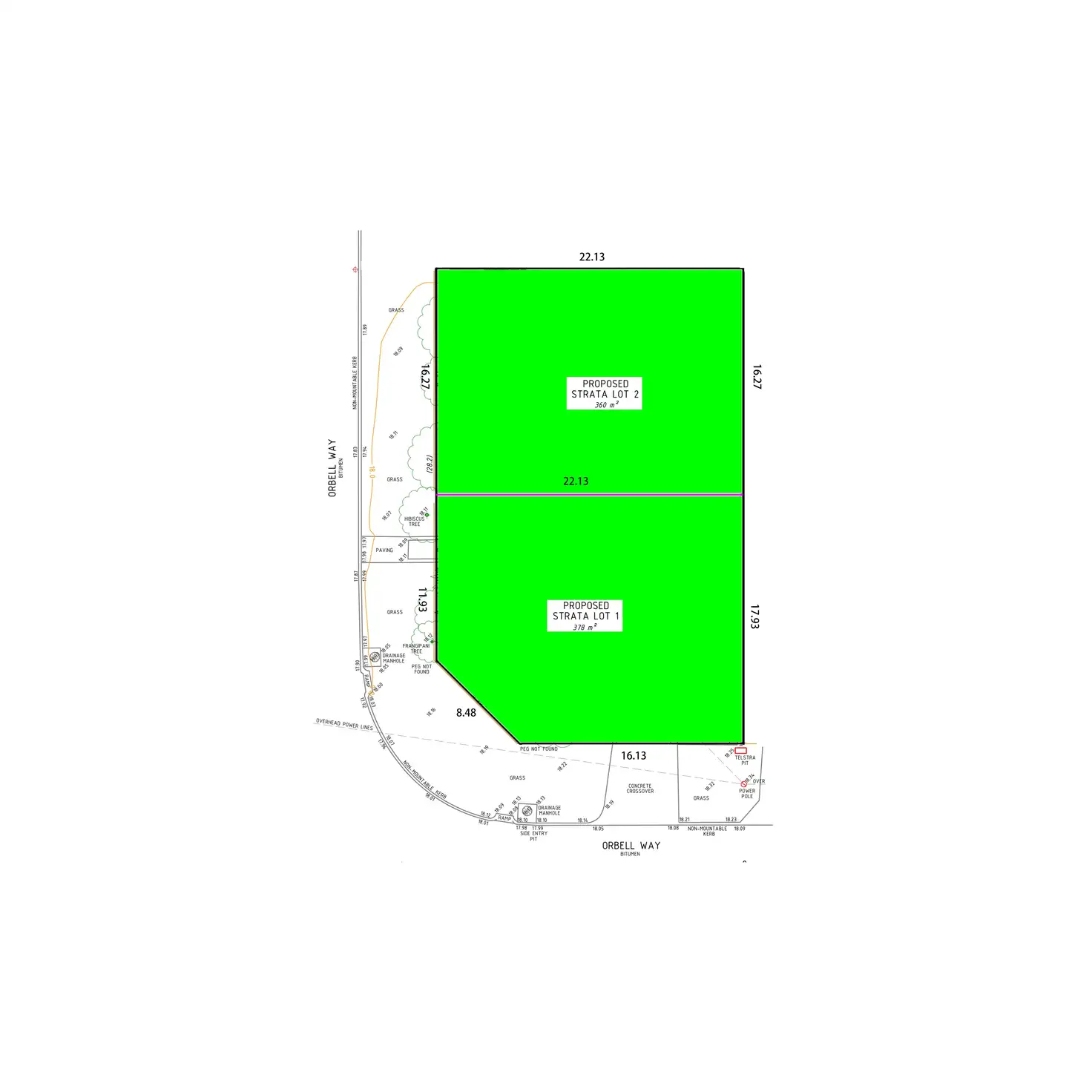 Floorplan of Homely land listing, 32 Orbell Way, Bull Creek WA 6149
