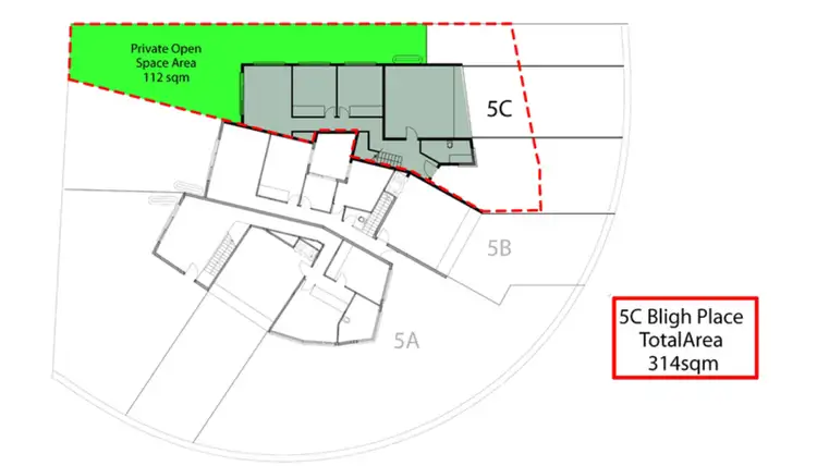Floorplan of Homely house listing, 5C Bligh Place, Lake Cathie NSW 2445