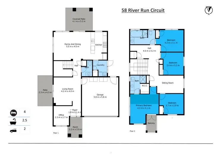 Floorplan of Homely house listing, 58 River Run Circuit, Ormeau Hills QLD 4208