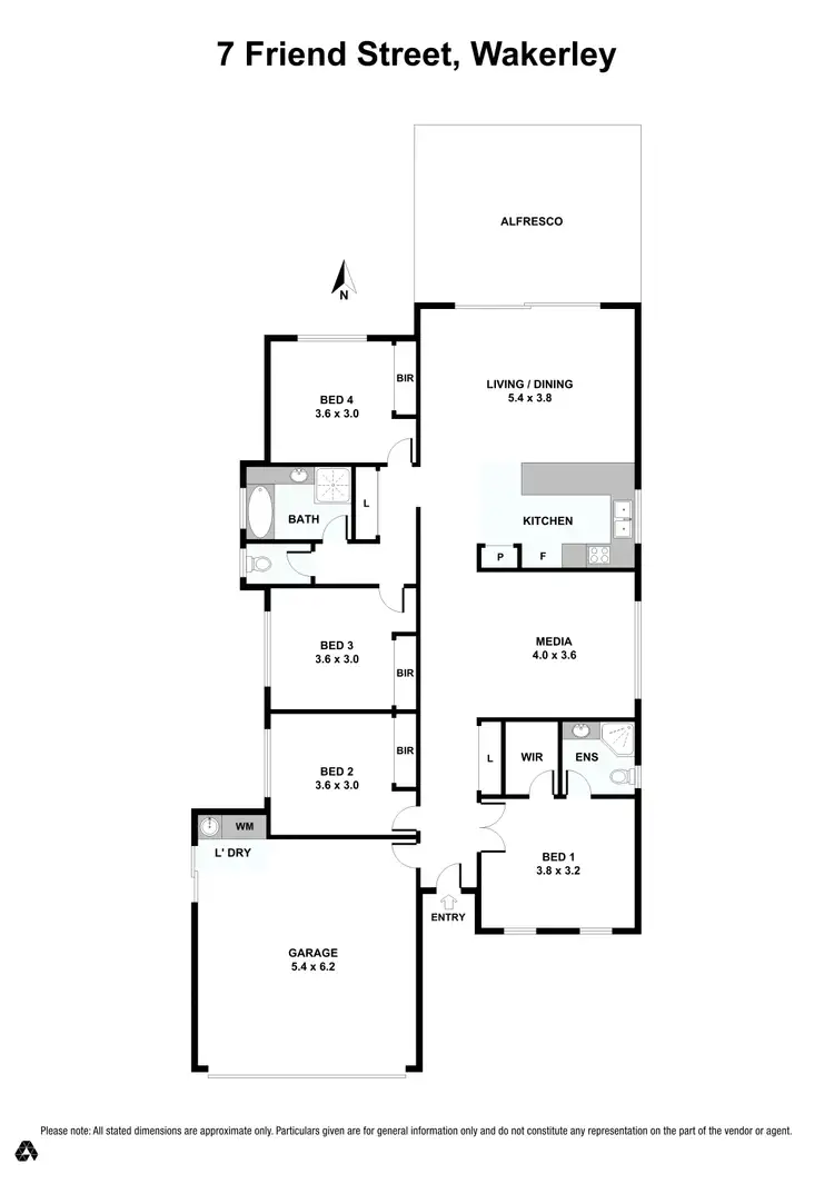 Floorplan of Homely house listing, 7 Friend Street, Wakerley QLD 4154