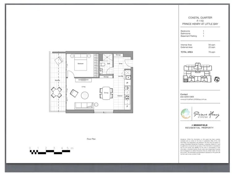 Floorplan of Homely apartment listing, 110/28 Harvey Street, Little Bay NSW 2036