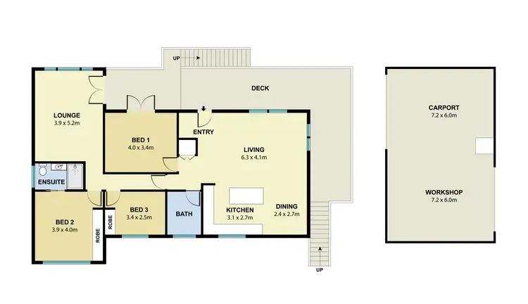 Floorplan of Homely house listing, 1 Bellengen Street, Tucabia NSW 2462