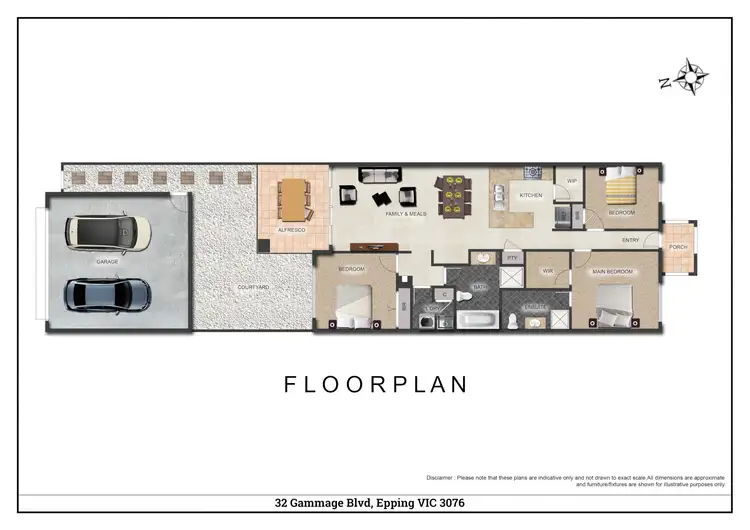 Floorplan of Homely house listing, 32 Gammage Boulevard, Epping VIC 3076