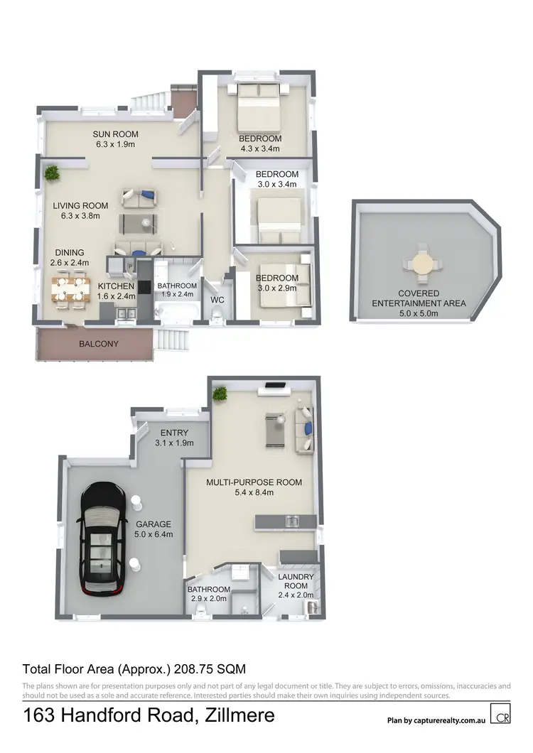Floorplan of Homely house listing, 163 Handford Road, Zillmere QLD 4034
