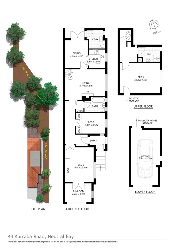 Floorplan of Homely house listing, 44 Kurraba Road, Neutral Bay NSW 2089