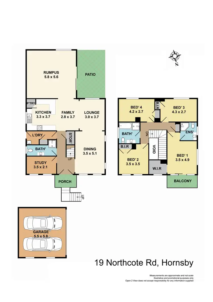 Floorplan of Homely house listing, 19 Northcote Road, Hornsby NSW 2077