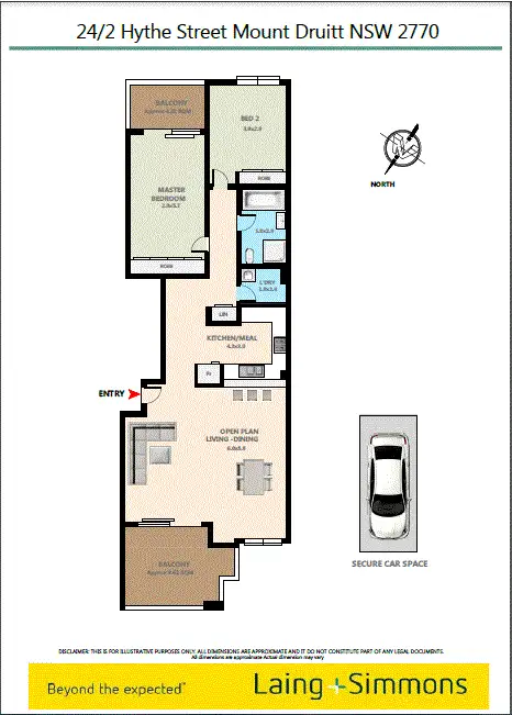 Floorplan of Homely unit listing, 24/2 Hythe Street, Mount Druitt NSW 2770