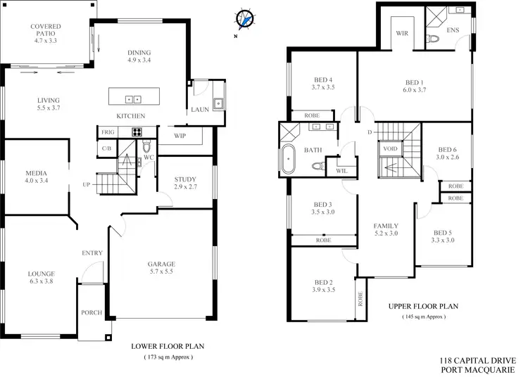 Floorplan of Homely house listing, 118 Capital Drive, Port Macquarie NSW 2444