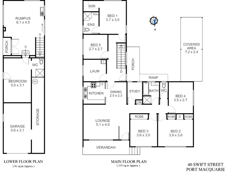 Floorplan of Homely house listing, 40 Swift Street, Port Macquarie NSW 2444