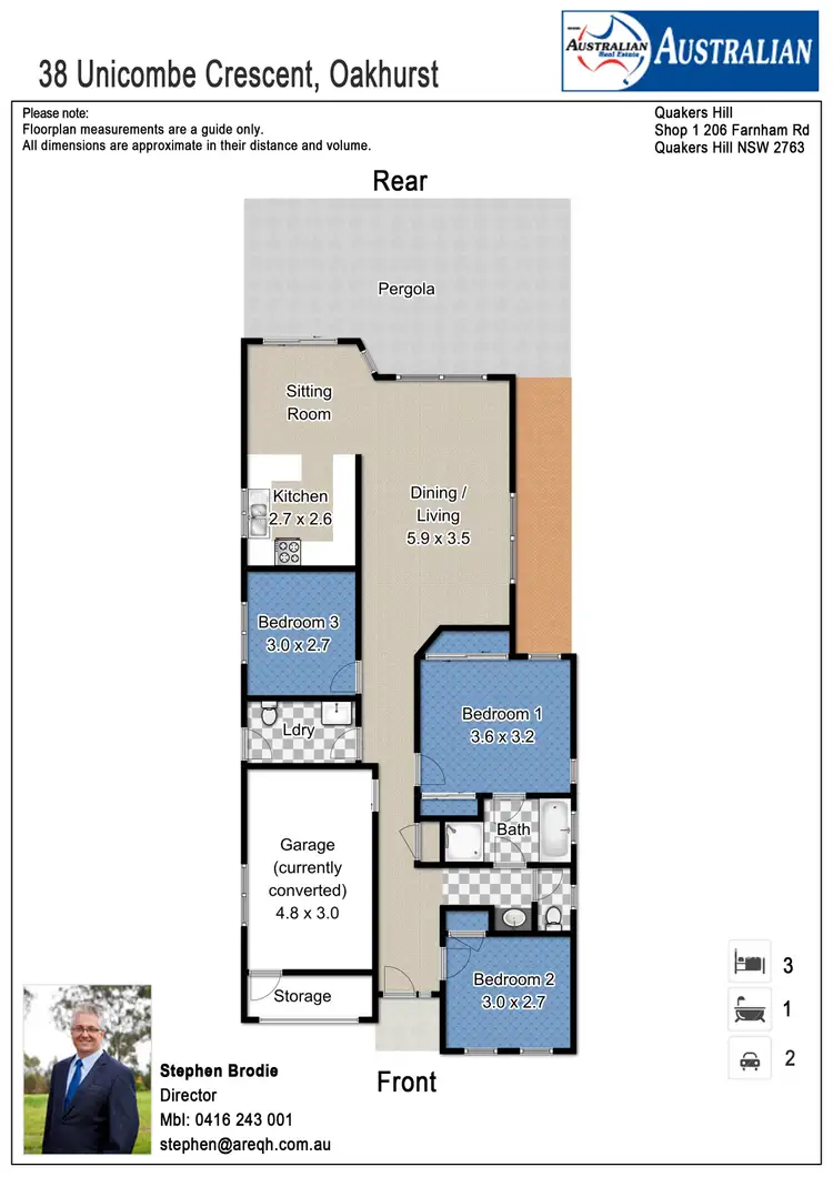 Floorplan of Homely house listing, 38 Unicombe Crescent, Oakhurst NSW 2761