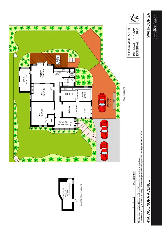 Floorplan of Homely house listing, 41A Woonona Avenue Nth (cnr Carrington St), Wahroonga NSW 2076