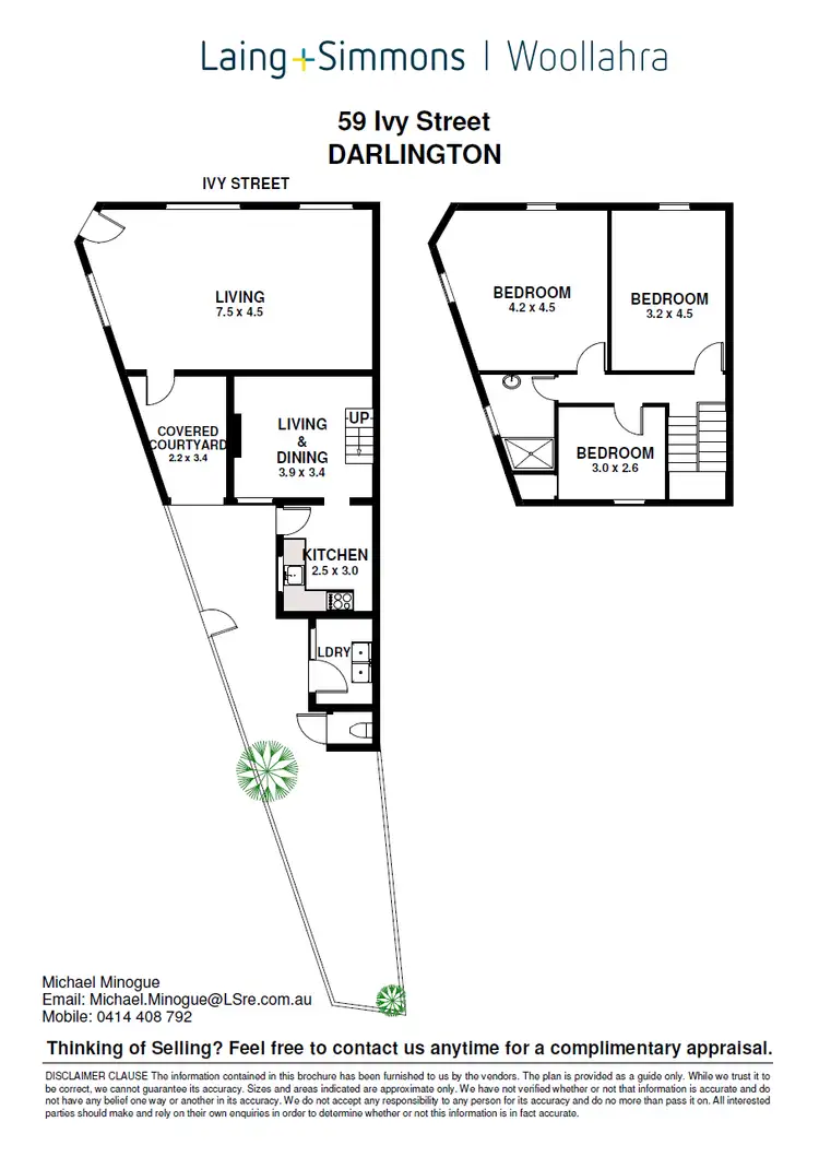 Floorplan of Homely house listing, 59 Ivy Street, Darlington NSW 2008