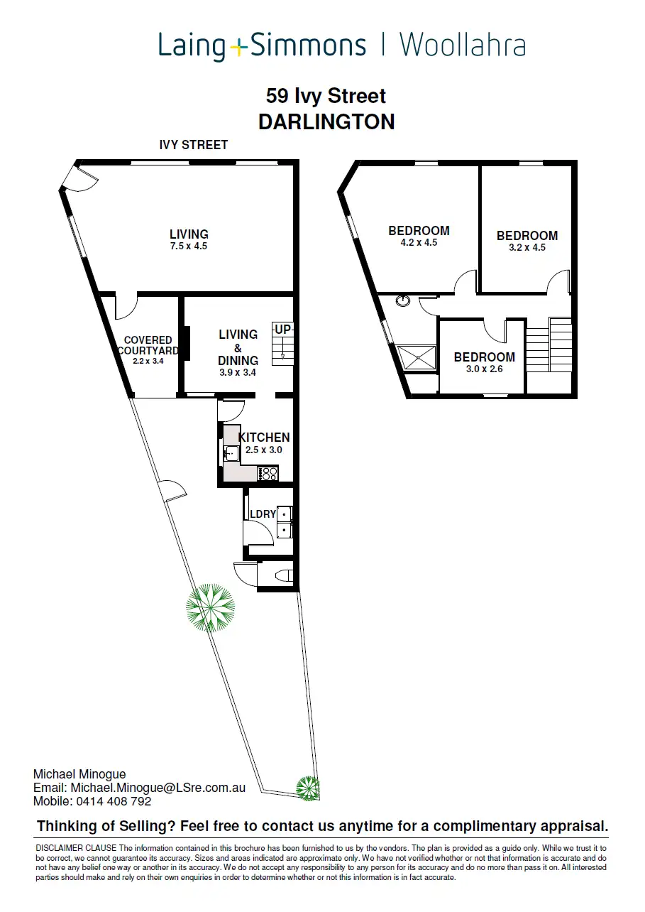 Floorplan of Homely house listing, 59 Ivy Street, Darlington NSW 2008