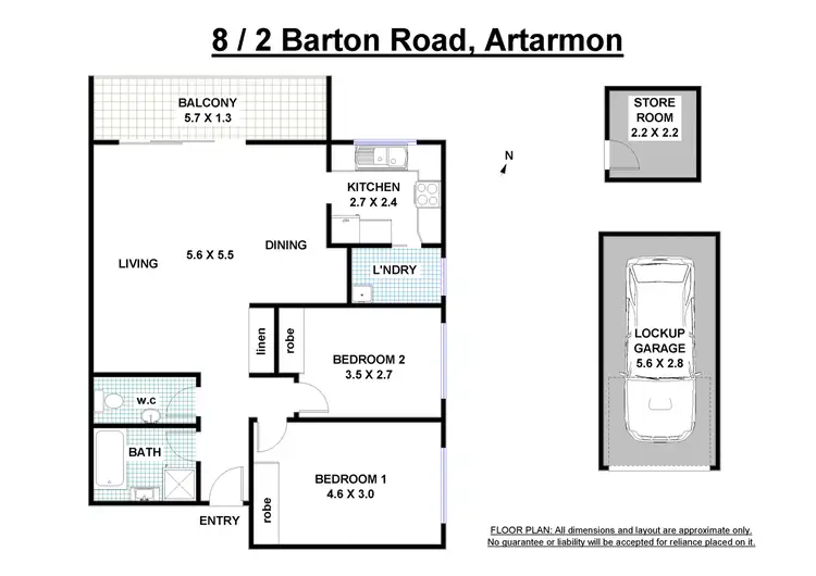 Floorplan of Homely unit listing, 8/2 Barton Road, Artarmon NSW 2064