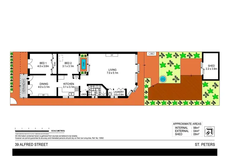 Floorplan of Homely house listing, 39 Alfred Street, St Peters NSW 2044