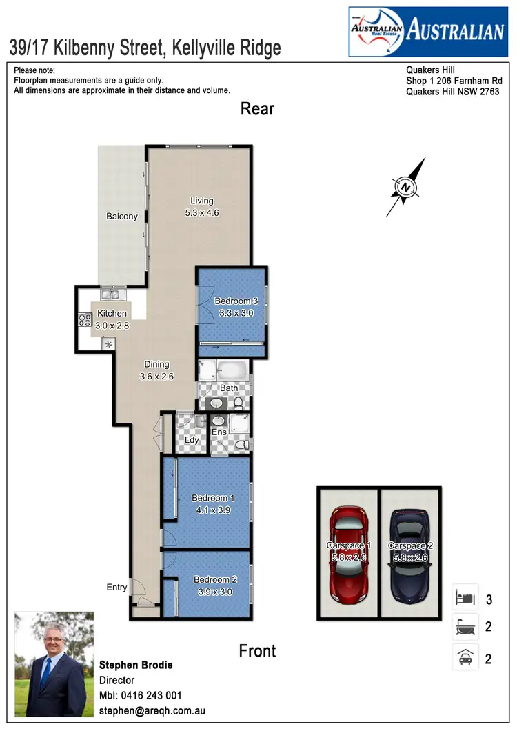 Floorplan of Homely apartment listing, 39/17 Kilbenny Street, Kellyville Ridge NSW 2155