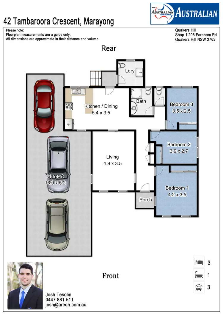 Floorplan of Homely house listing, 42 Tambaroora Crescent, Marayong NSW 2148