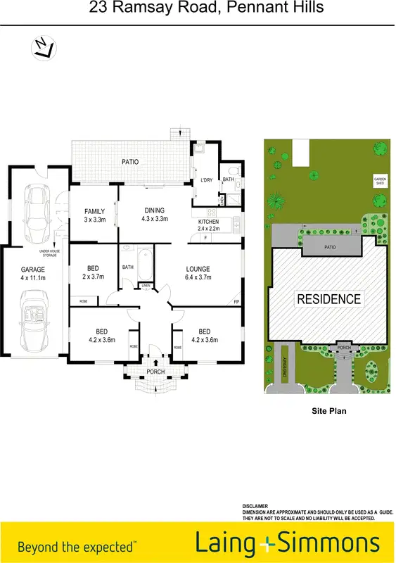 Floorplan of Homely house listing, 23 Ramsay Road, Pennant Hills NSW 2120