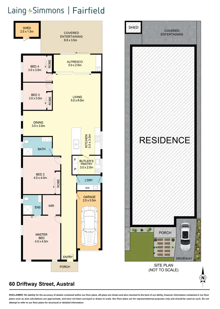 Floorplan of Homely house listing, 60 DRIFTWAY STREET, Austral NSW 2179