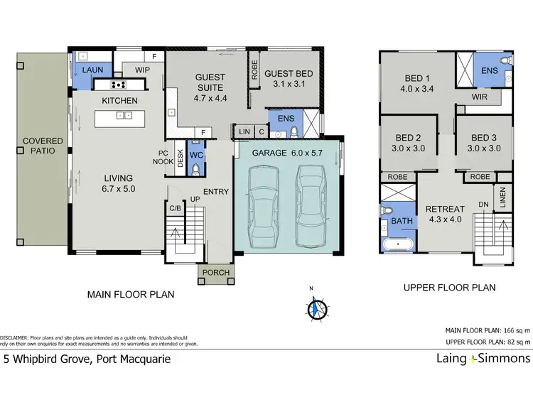 Floorplan of Homely house listing, 5 Whipbird Grove, Port Macquarie NSW 2444