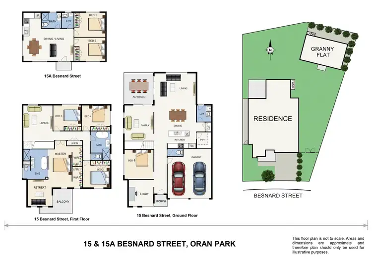 Floorplan of Homely house listing, 15 and 15A Besnard Street, Oran Park NSW 2570